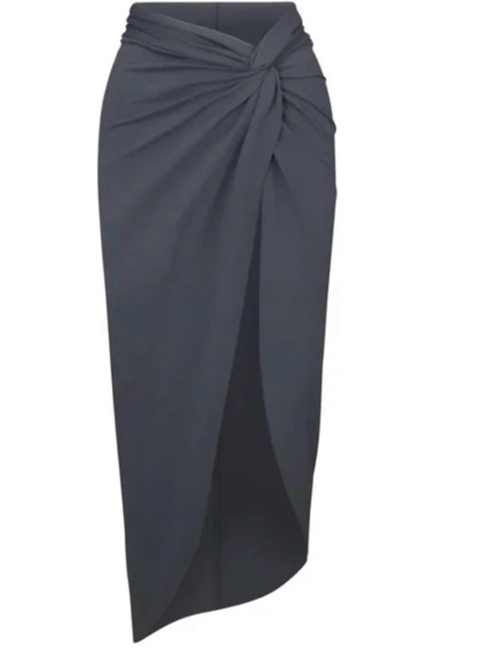 SKIMS charcoal grey swim Wrap